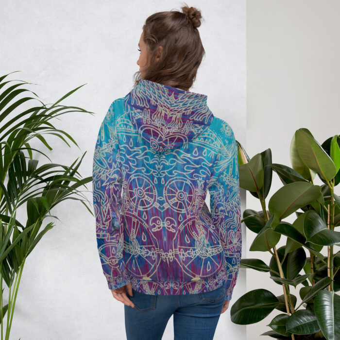 Shamanism-Inspired Otherworld Hoodie for Women