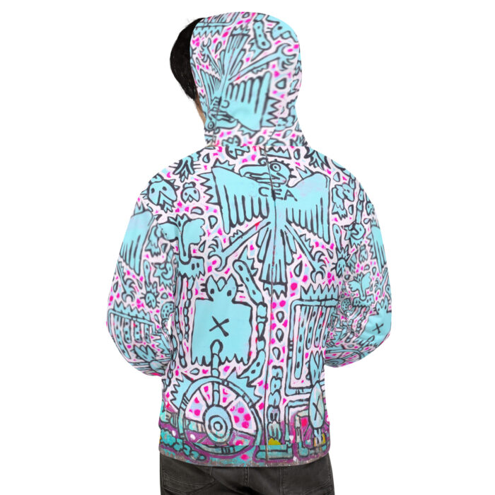 Shamanism-Inspired Middleworld Hoodie for Men