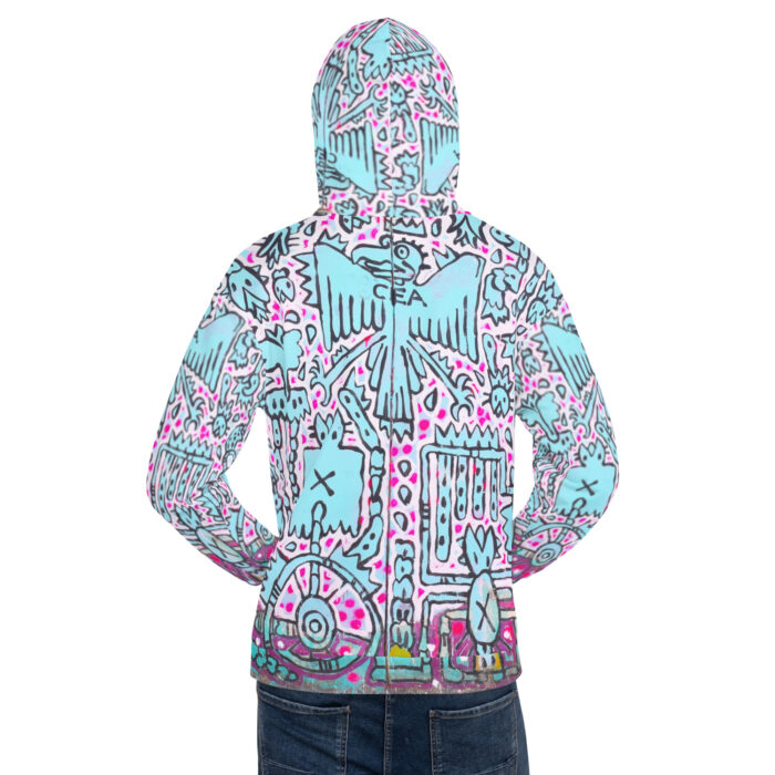 Shamanism-Inspired Middleworld Hoodie for Men