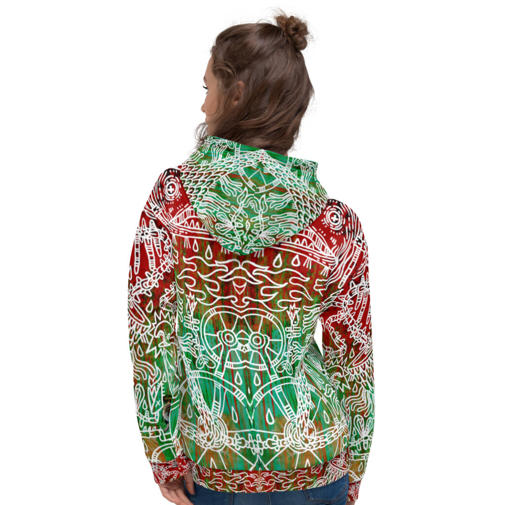 Shamanism-Inspired Underworld Hoodie for Women