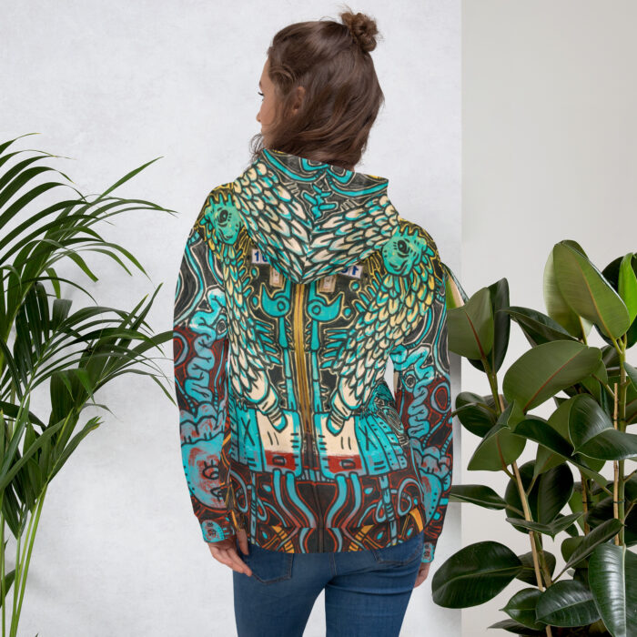 Nahualism-Inspired Otherworld Hoodie for Women