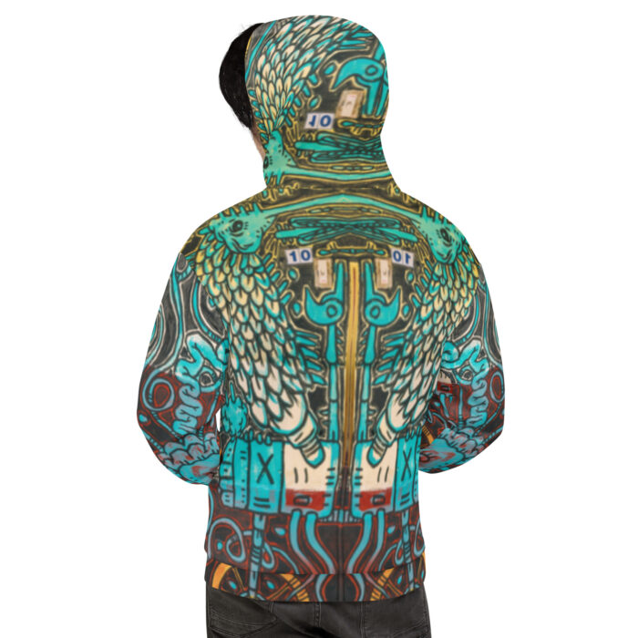 Nahualism-Inspired Otherworld Hoodie for Men