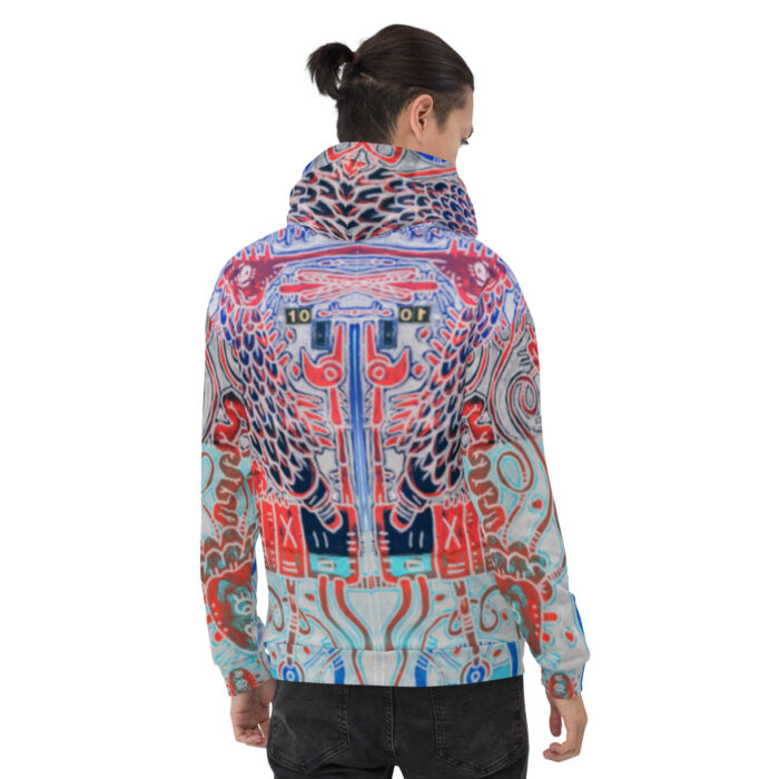 Nahualism-Inspired Underworld Hoodie for Men
