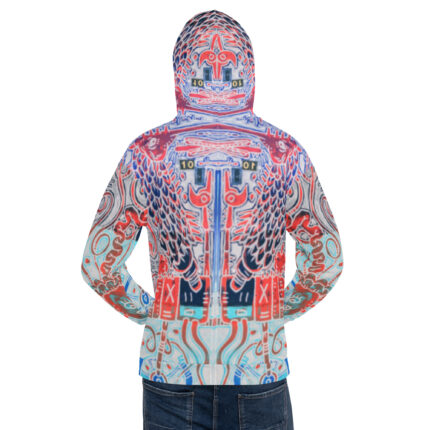 Nahualism-Inspired Underworld Hoodie for Men