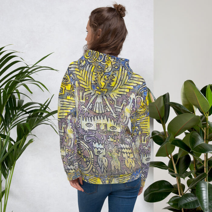 Nahualism-Inspired Middleworld Hoodie for Women