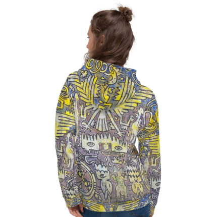 Nahualism-Inspired Middleworld Hoodie for Women