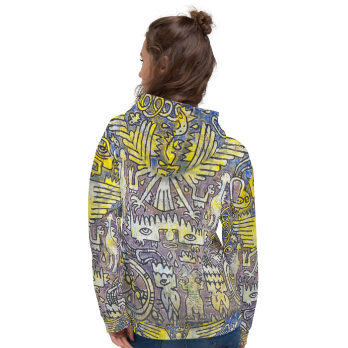Nahualism-Inspired Middleworld Hoodie for Women