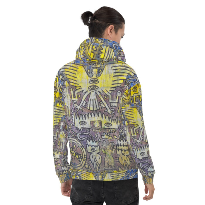 Nahualism-Inspired Middleworld Hoodie for Men
