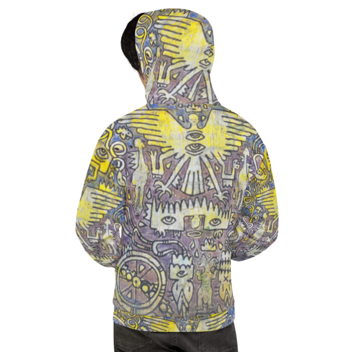 Nahualism-Inspired Middleworld Hoodie for Men