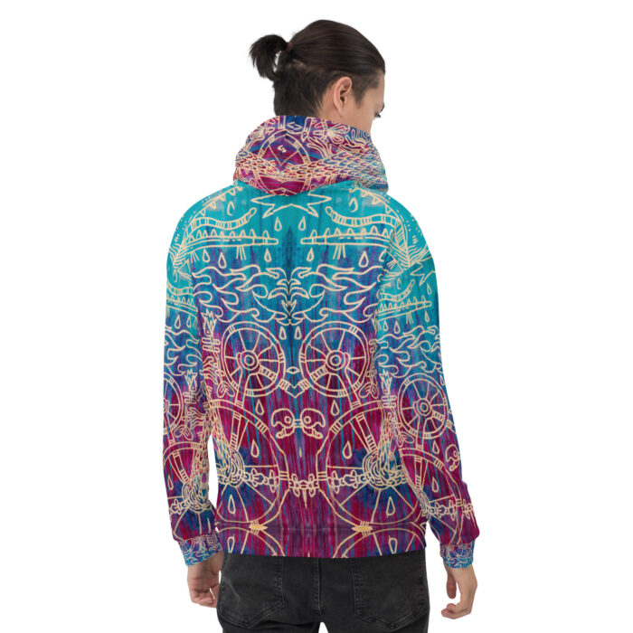 Shamanism-Inspired Otherworld Hoodie for Men
