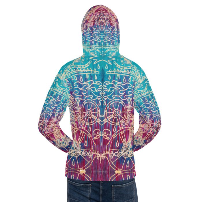 Shamanism-Inspired Otherworld Hoodie for Men