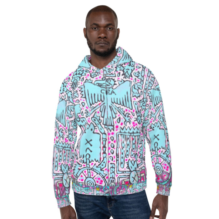 Shamanism-Inspired Middleworld Hoodie for Men