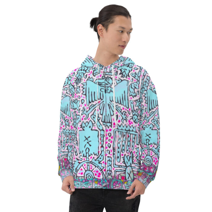 Shamanism-Inspired Middleworld Hoodie for Men