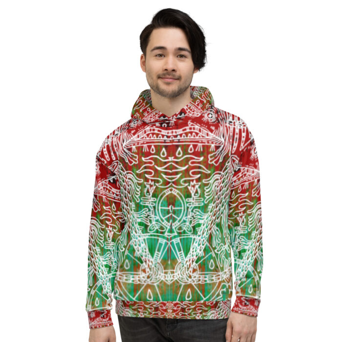 Shamanism-Inspired Underworld Hoodie for Men