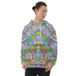 Tonalism-Inspired Middleworld Hoodie for Men
