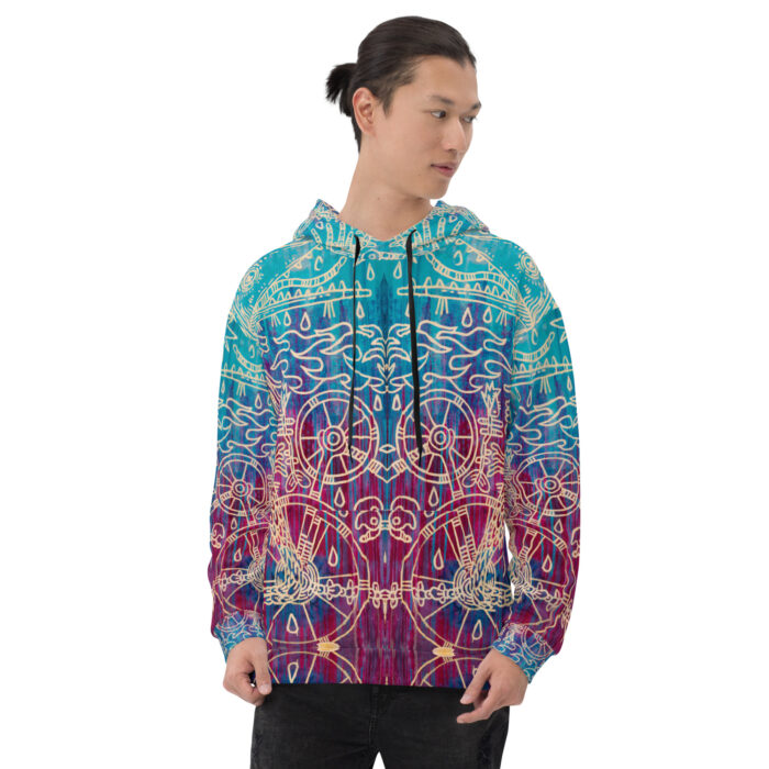 Shamanism-Inspired Otherworld Hoodie for Men