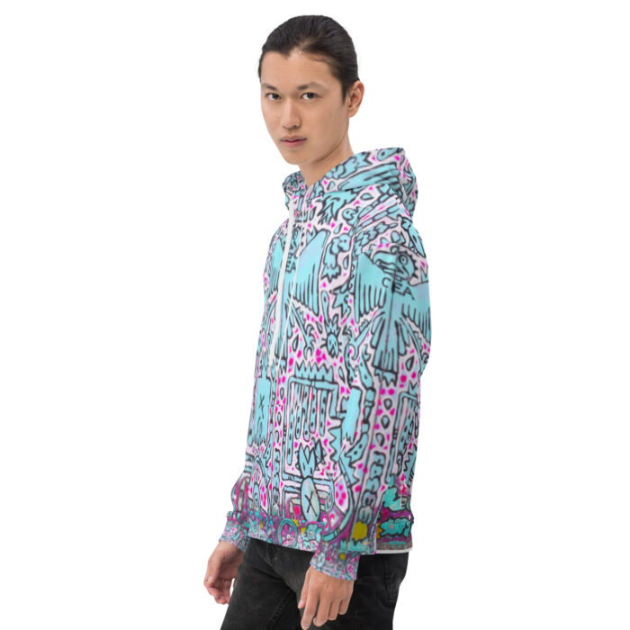 Shamanism-Inspired Middleworld Hoodie for Men