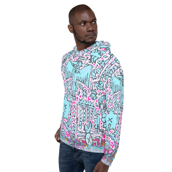 Shamanism-Inspired Middleworld Hoodie for Men