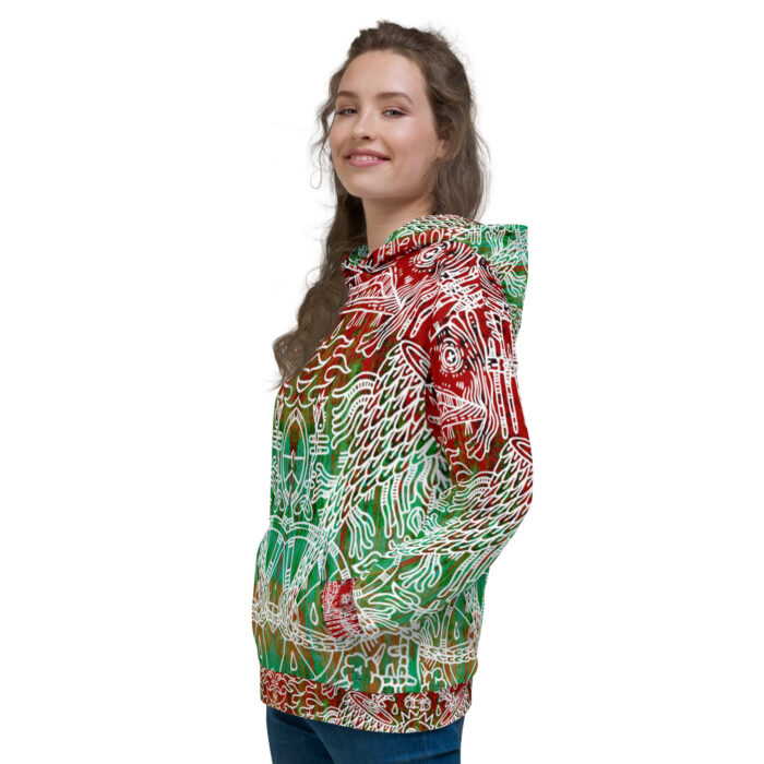 Shamanism-Inspired Underworld Hoodie for Women