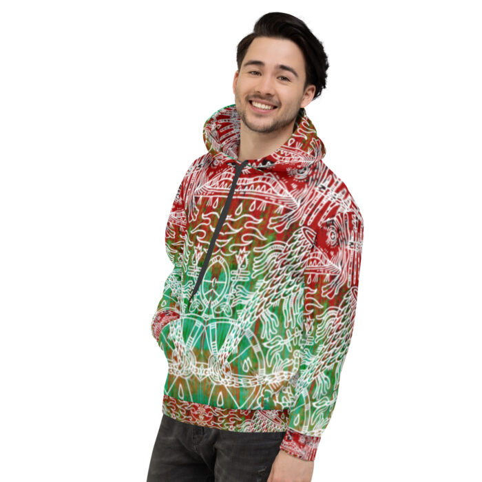 Shamanism-Inspired Underworld Hoodie for Men