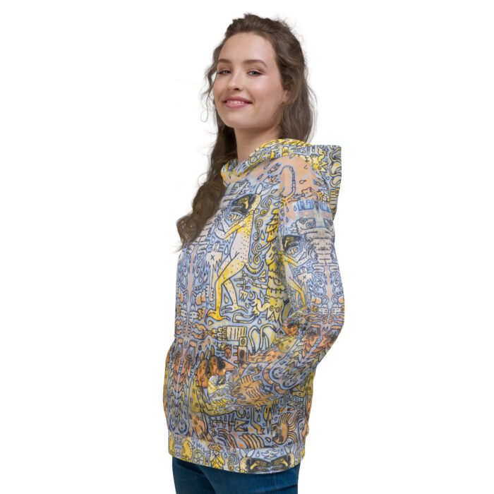 Tonalism-Inspired Otherworld Hoodie for Women