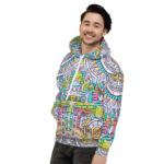 Tonalism-Inspired Middleworld Hoodie for Men