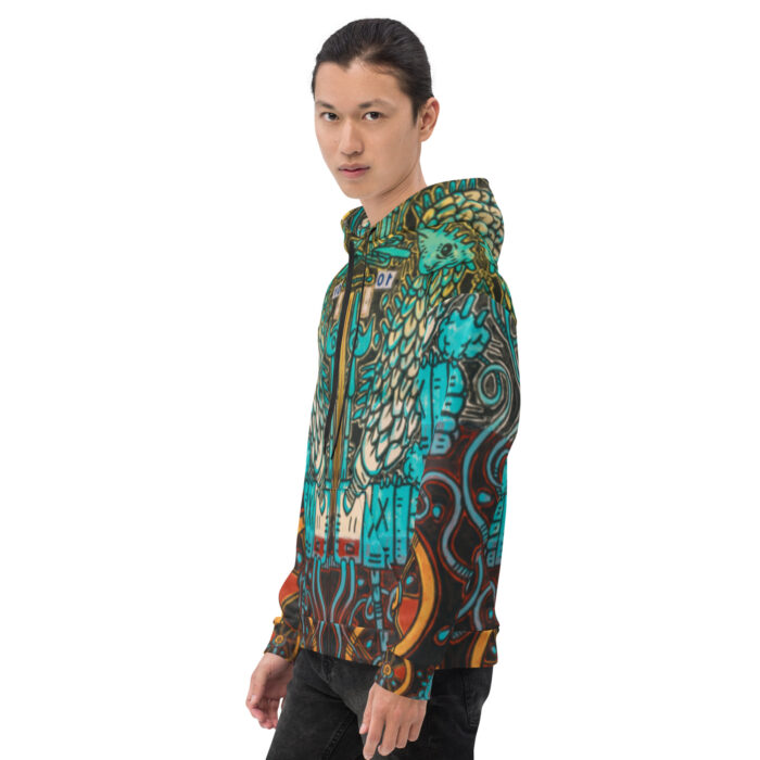 Nahualism-Inspired Otherworld Hoodie for Men