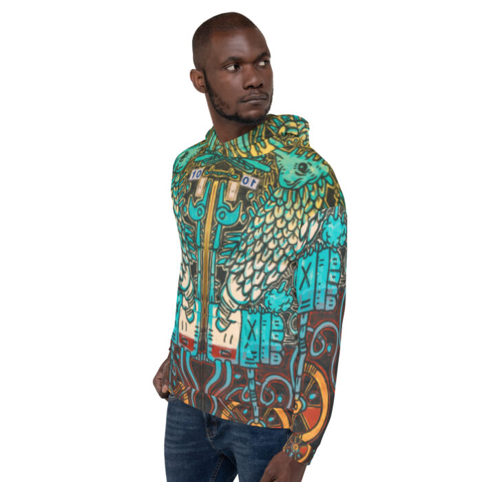 Nahualism-Inspired Otherworld Hoodie for Men
