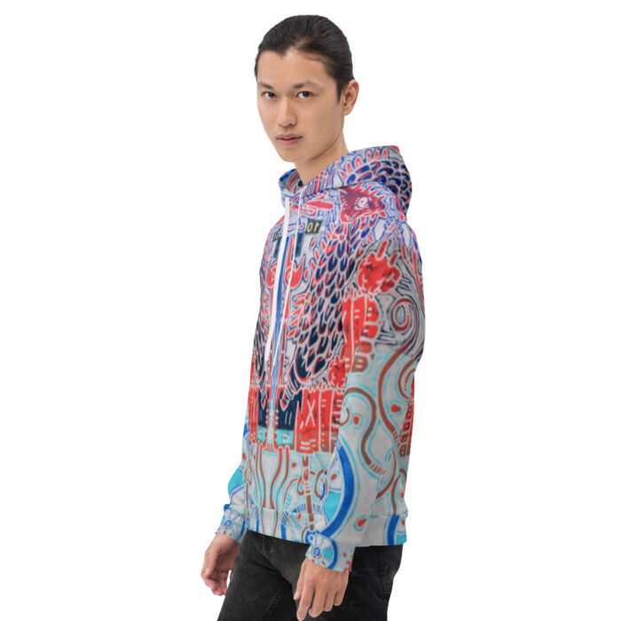 Nahualism-Inspired Underworld Hoodie for Men