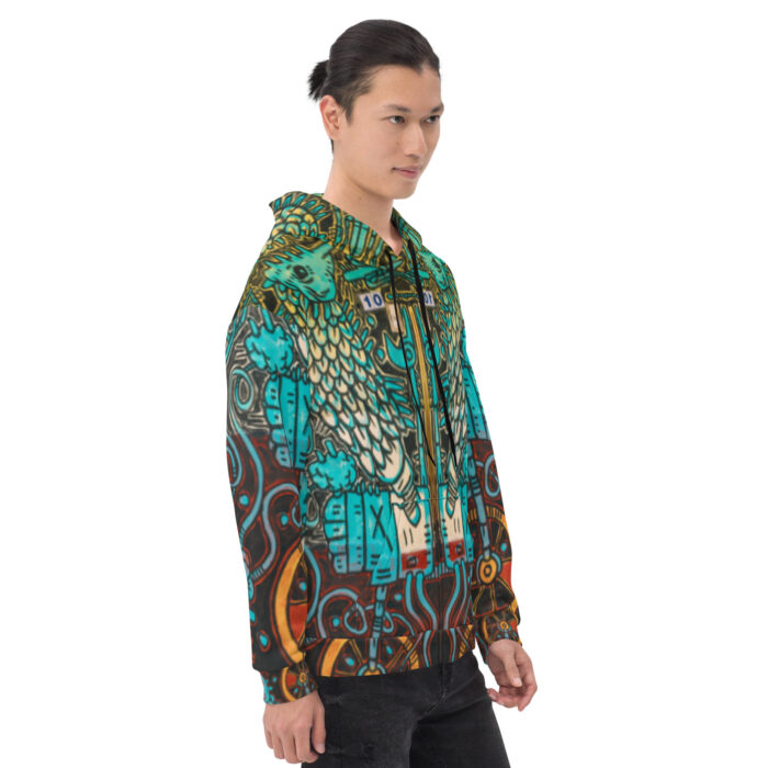 Nahualism-Inspired Otherworld Hoodie for Men