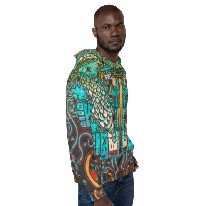 Nahualism-Inspired Otherworld Hoodie for Men