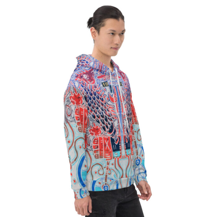 Nahualism-Inspired Underworld Hoodie for Men