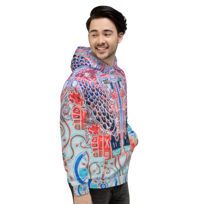 Nahualism-Inspired Underworld Hoodie for Men