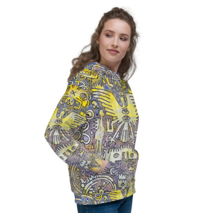 Nahualism-Inspired Middleworld Hoodie for Women