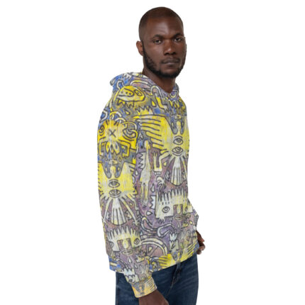 Nahualism-Inspired Middleworld Hoodie for Men