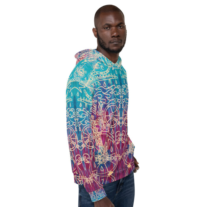 Shamanism-Inspired Otherworld Hoodie for Men