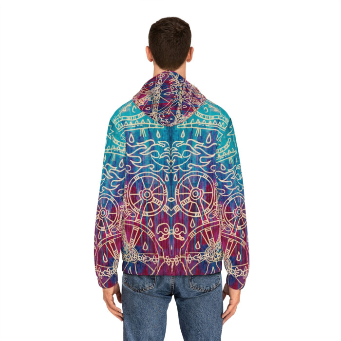 Shamanism-Inspired Otherworld Full-Zip Hoodie for Women