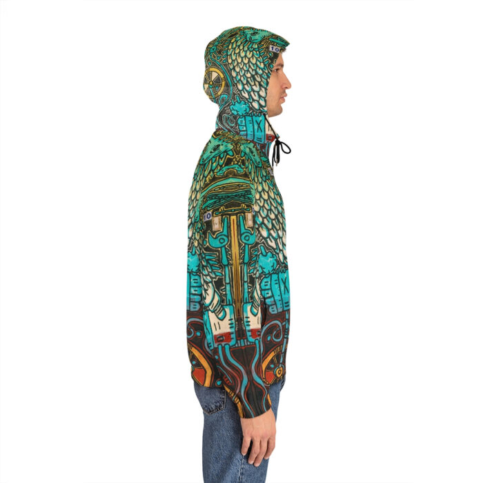 Nagualism-Inspired Otherworld Full-Zip Hoodie for Men