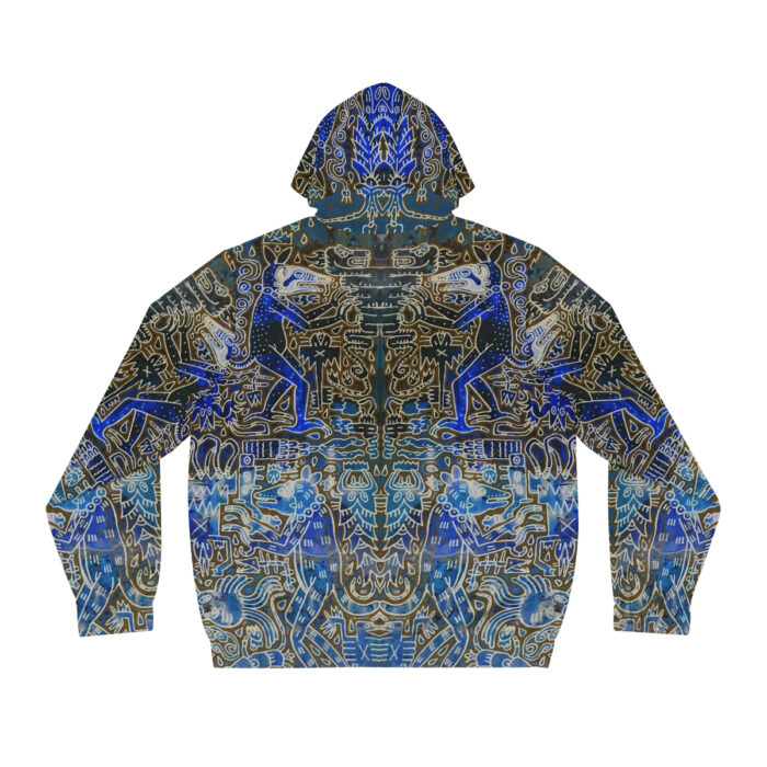 Tonalism-Inspired Underworld Full-Zip Hoodie for Men