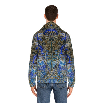Tonalism-Inspired Underworld Full-Zip Hoodie for Men
