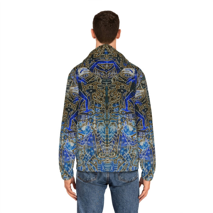 Tonalism-Inspired Underworld Full-Zip Hoodie for Men