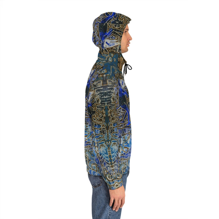 Tonalism-Inspired Underworld Full-Zip Hoodie for Men