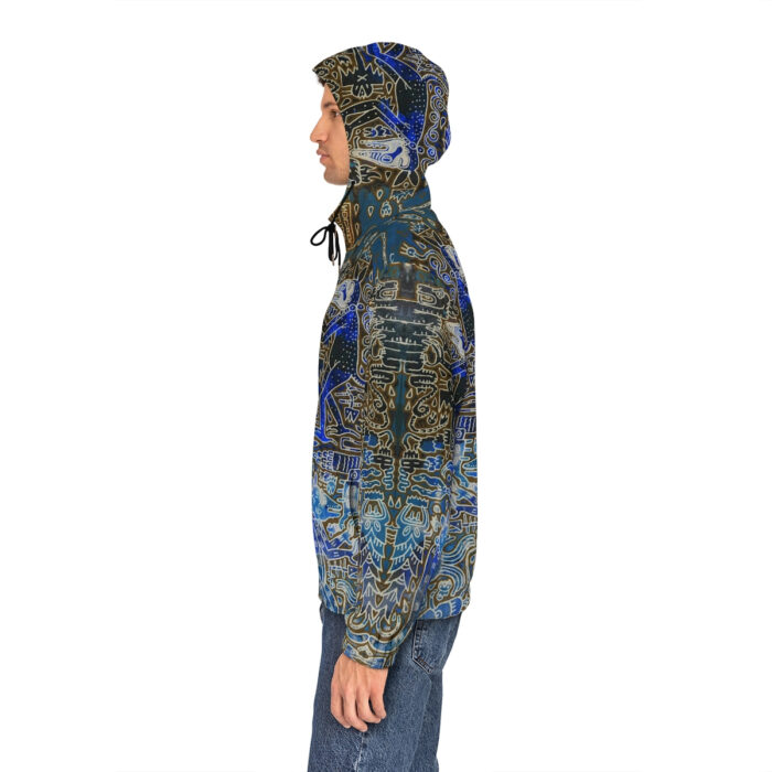 Tonalism-Inspired Underworld Full-Zip Hoodie for Men
