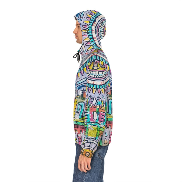 Tonalism-Inspired Middleworld Full-Zip Hoodie for Men