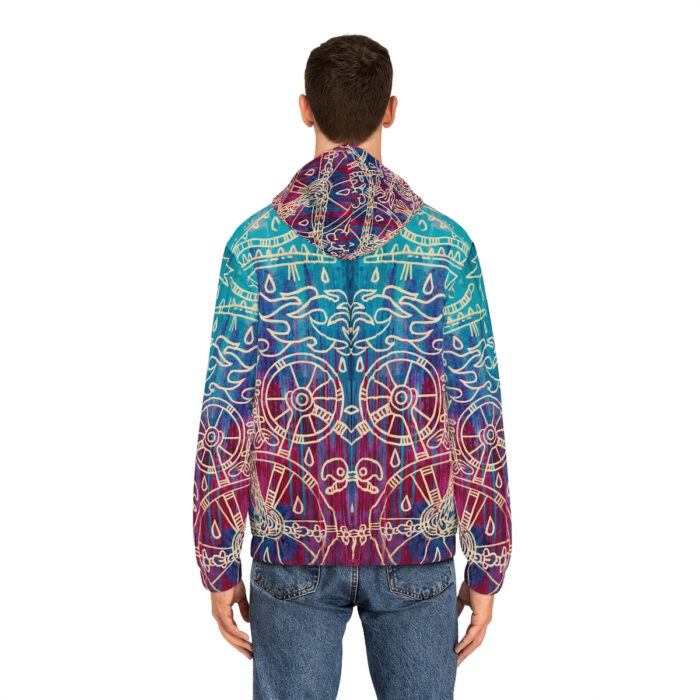 Shamanism-Inspired Otherworld Full-Zip Hoodie for Women