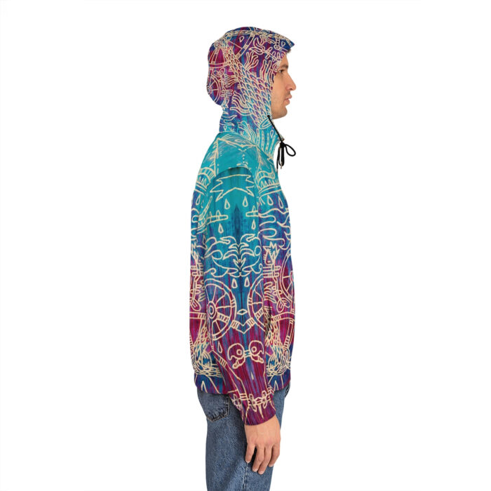 Shamanism-Inspired Otherworld Full-Zip Hoodie for Women