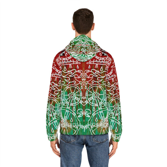 Shamanism-Inspired Underworld Full-Zip Hoodie for Man