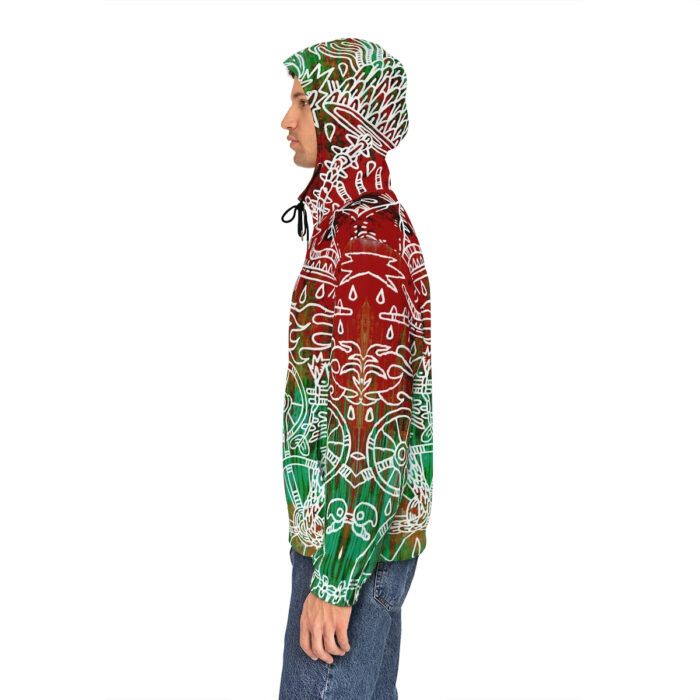 Shamanism-Inspired Underworld Full-Zip Hoodie for Man