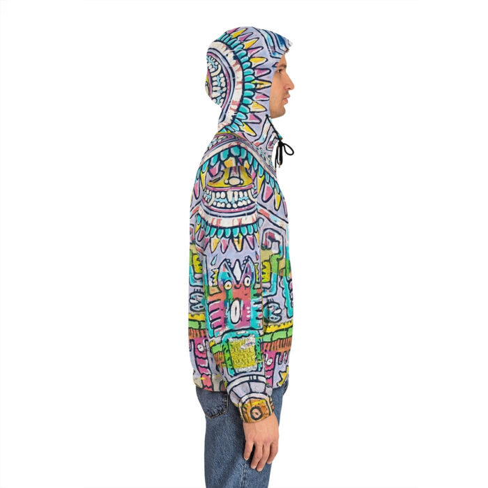 Tonalism-Inspired Middleworld Full-Zip Hoodie for Men