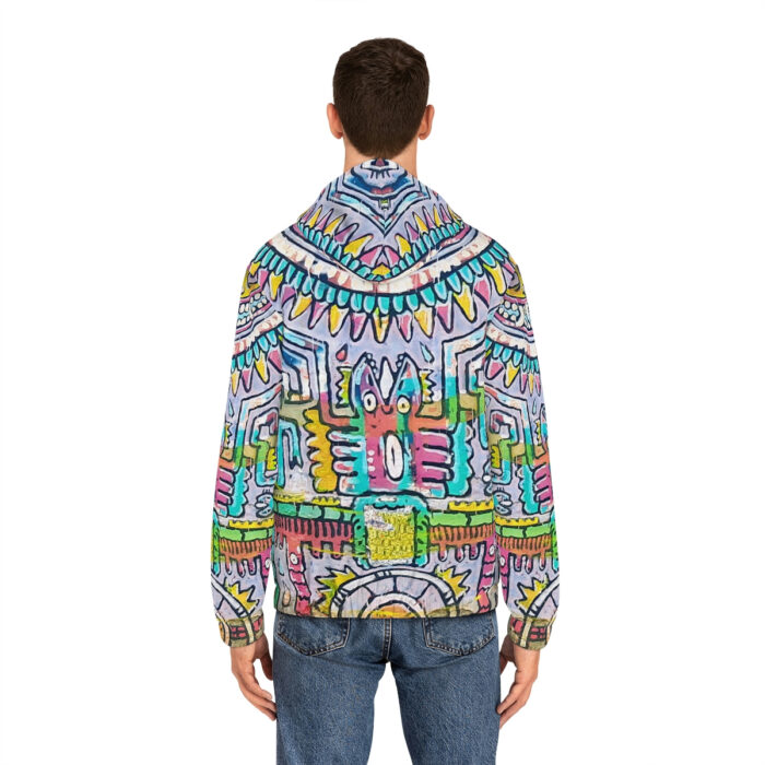 Tonalism-Inspired Middleworld Full-Zip Hoodie for Men
